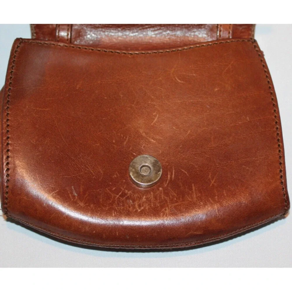 De Vecchi by Hamilton Hodge genuine leather purse Italy brown (no strap)